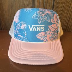 Vans Hat Rope Snapback Foam Front Floral Cushion Skater Cap Trucker Off The Wall