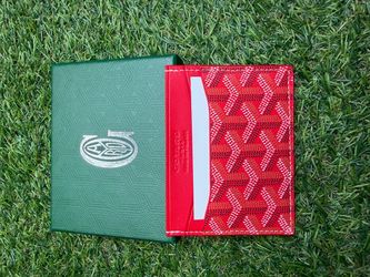 GY Card Holder Wallet Red and Green