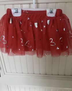 Toddler Valentines Day Skirt