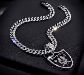 raiders 20” chain necklace