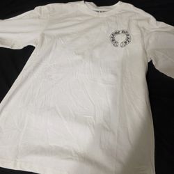 CHROME HEARTS WHITE LONG SLEEVE(WITH BAG AND PAVKAGING PAPER)