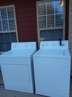 Kenmore washer and dryer