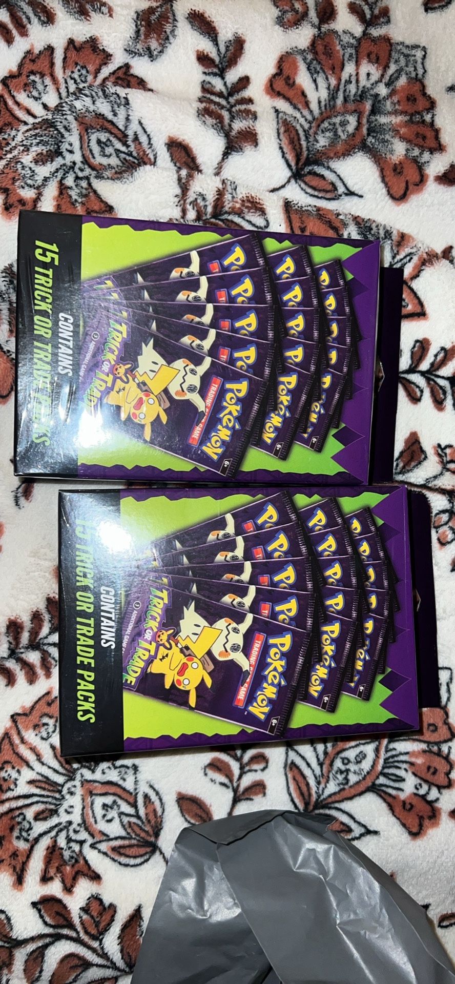 Trick Or Trade Pokemon Card Booster Boxes (15 Packs Per Box)