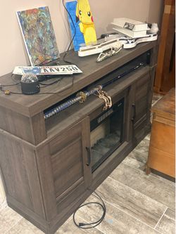 Fire place entertainment center