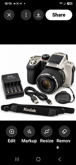 Kodak EasyShare MAX Z990 12MP Digital Camera 30x Zoom Kit no box or manual
