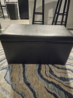 Storage Ottoman Dark Brown
