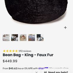 King Size Bean Bag