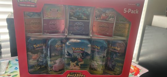 Ascended Heroes 5-pack mini tins