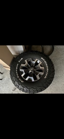 All- Terrain tires with rims LT265/75R16