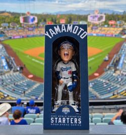Yamamoto Dodgers 2025 World Champion Bobblehead