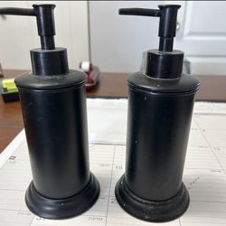 Two Bronze Soap Dispenser