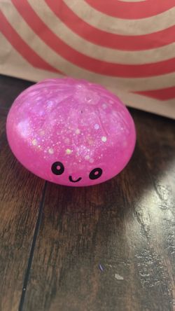 Pink glitter dumpling