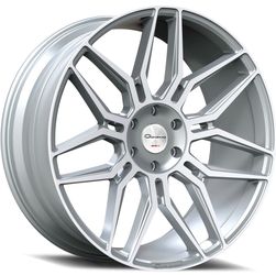 22″ GIOVANNA WHEELS BOGOTA SILVER MACHINED FINISH RIMS
