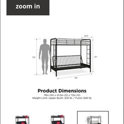 Bunk Bed Futon