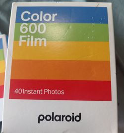 Polaroid Color 600 Film Lot- 40 pack + 16 pack= 56 total exposures