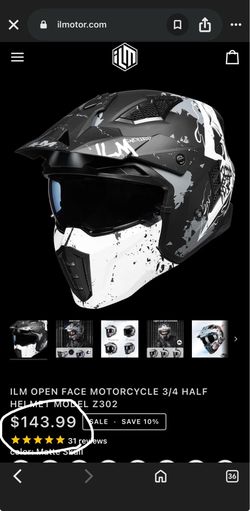🔥 Like New ILM Full Face Motorcycle Helmet (Enduro Style) – XL 🔥