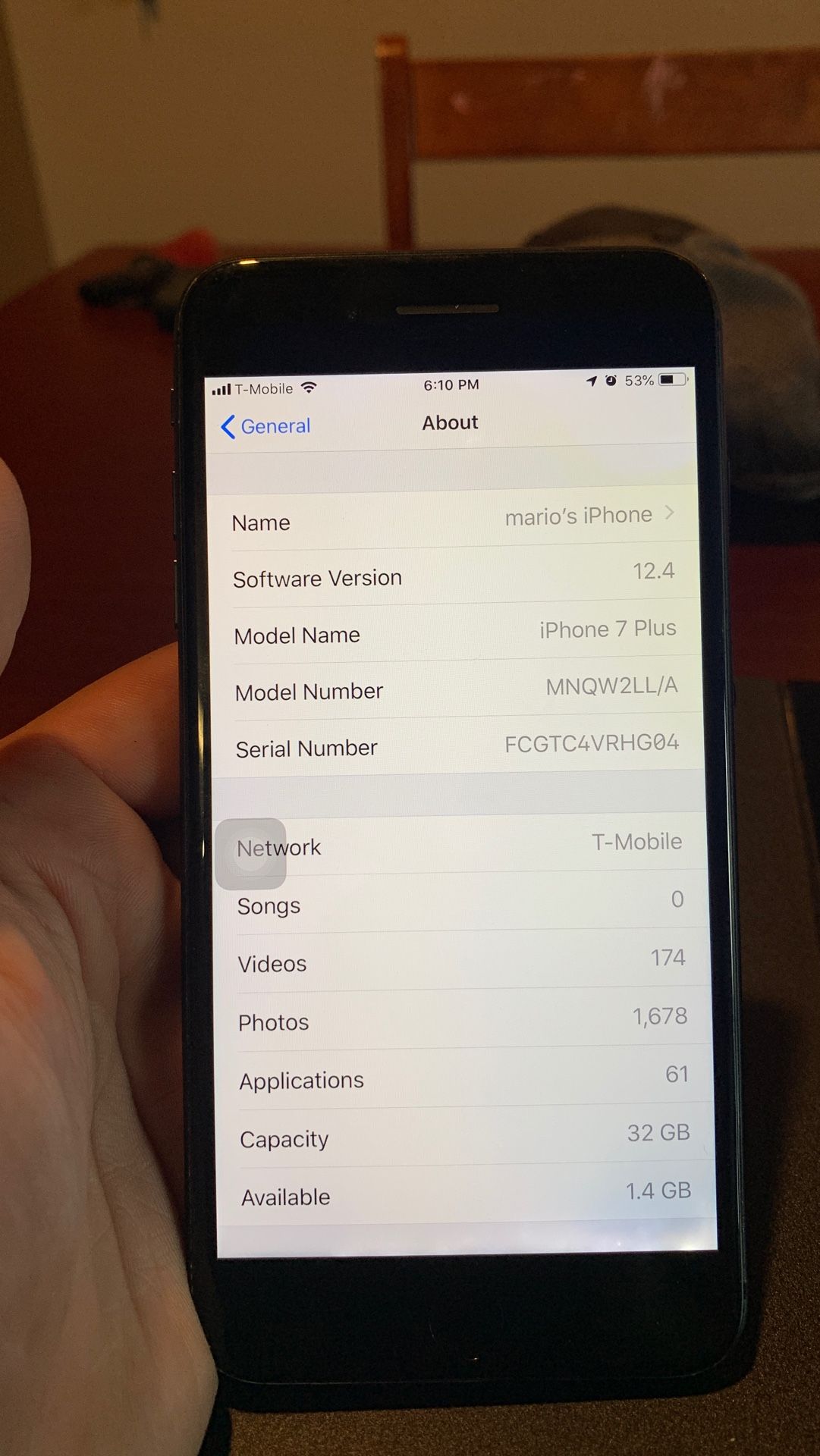 iPhone 7 Plus Black