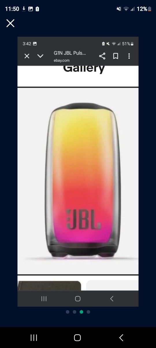 2  JBL PULSE 5 BLUETOOTH SPEAKERS