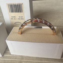 SWAROVSKI  Gold tone plated Crystal Bangle