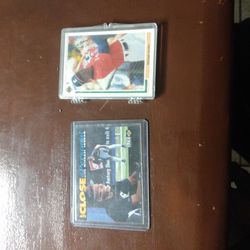 2 Jordan Baseball Cards. Rare