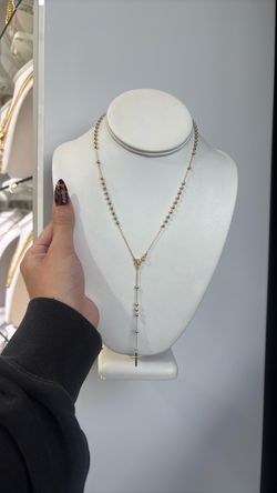 18k tricolor Rosary