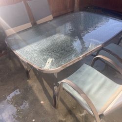 Outdoor Patio Table Set