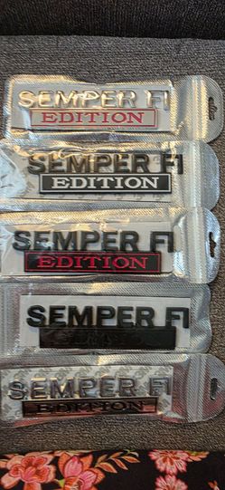 USMC Marine Corps Semper fi metal badge emblem 30 each all items sold separately SHIPPING AVAILABLE