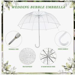 Clear Umbrellas All New (23 Pzs)