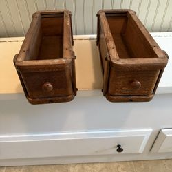 Vintage Sewing Machine Drawers 