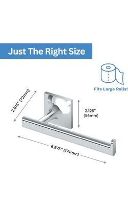 Gatco 5583 Waterline - Soporte para papel higiénico, cromado