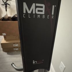 MaxiClimber vertical climber, a home workout machine.