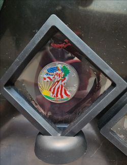 .999 Silvet Lady Liberty Eagle one ounce Commerative