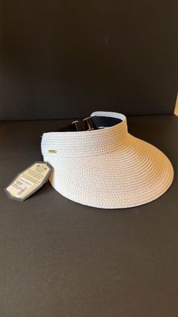 White visor new braided style Sun n Sand