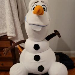 Large 19" Gemmy Frozen Olaf Plush Pre Owned