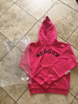 Sp5der vvs hoodie Pink