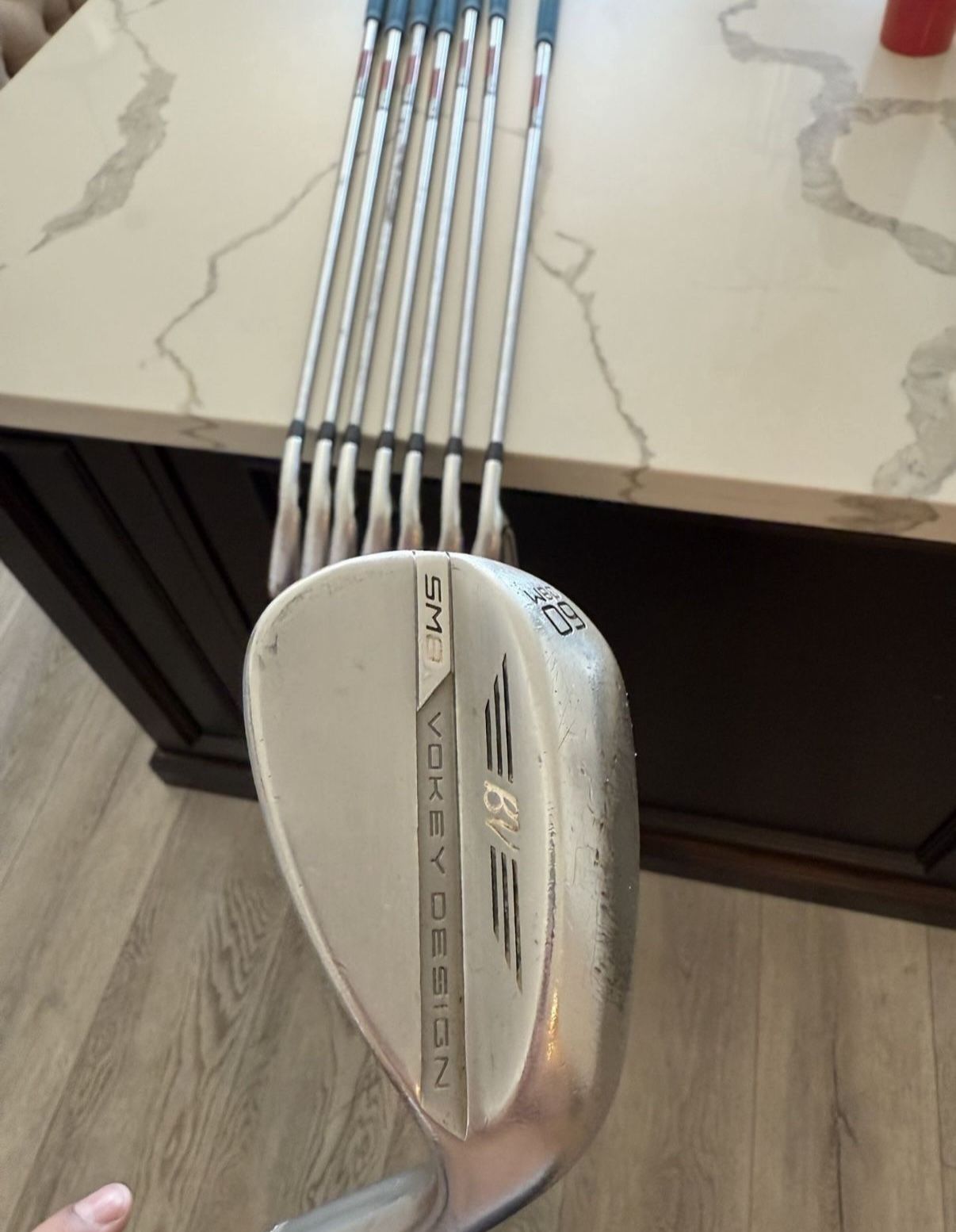 TaylorMade P(contact info removed) Iron Set (4-PW) + Titleist Vokey 60° Wedge