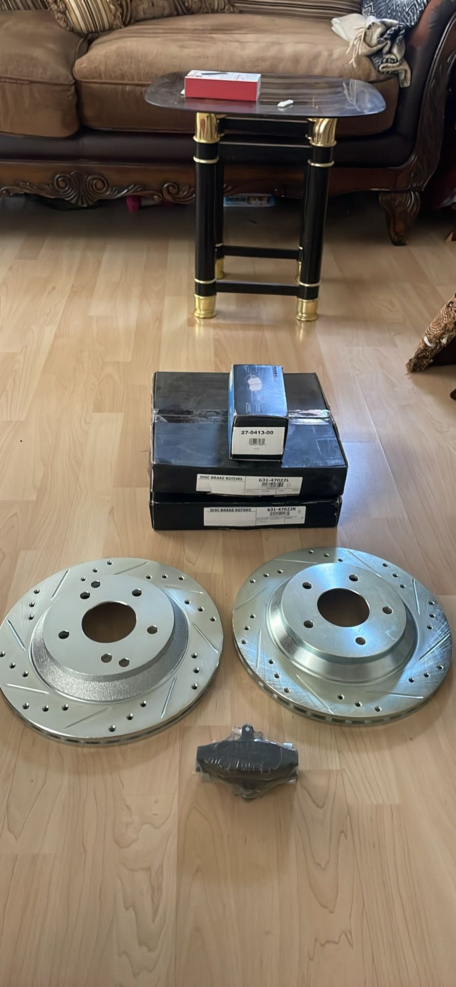 Rear Rotors Brake Pads 88-96 Chevy Corvette