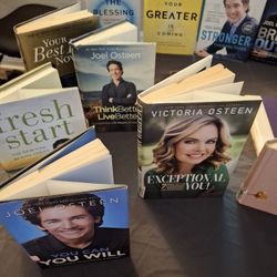 Joel And Victoria Osteen Book Collection