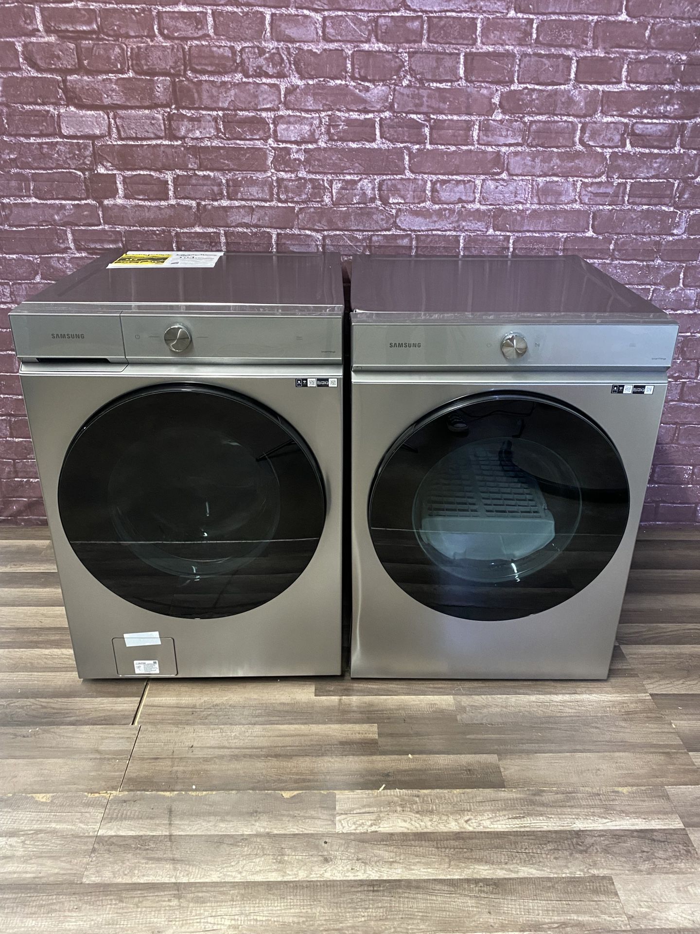 Samsung Bespoke Washer And Electric Dryer Suite w/Warranty! R1418A, R1419A