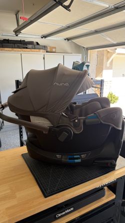 Nuna car seat and car base