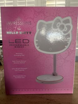 Impressions Vanity Hello Kitty Rechargeable Table Makeup Mirror