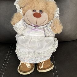 Vintage Trappers Plush Bear With Boots.