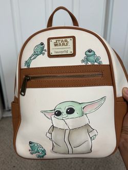 Loungefly Star Wars Grogu (Baby Yoda) Frog Mini Backpack – $65 OBO
