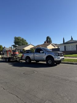 Mini excavator work.