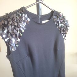 $35 Michael Korrs  Sequins Black Dress 