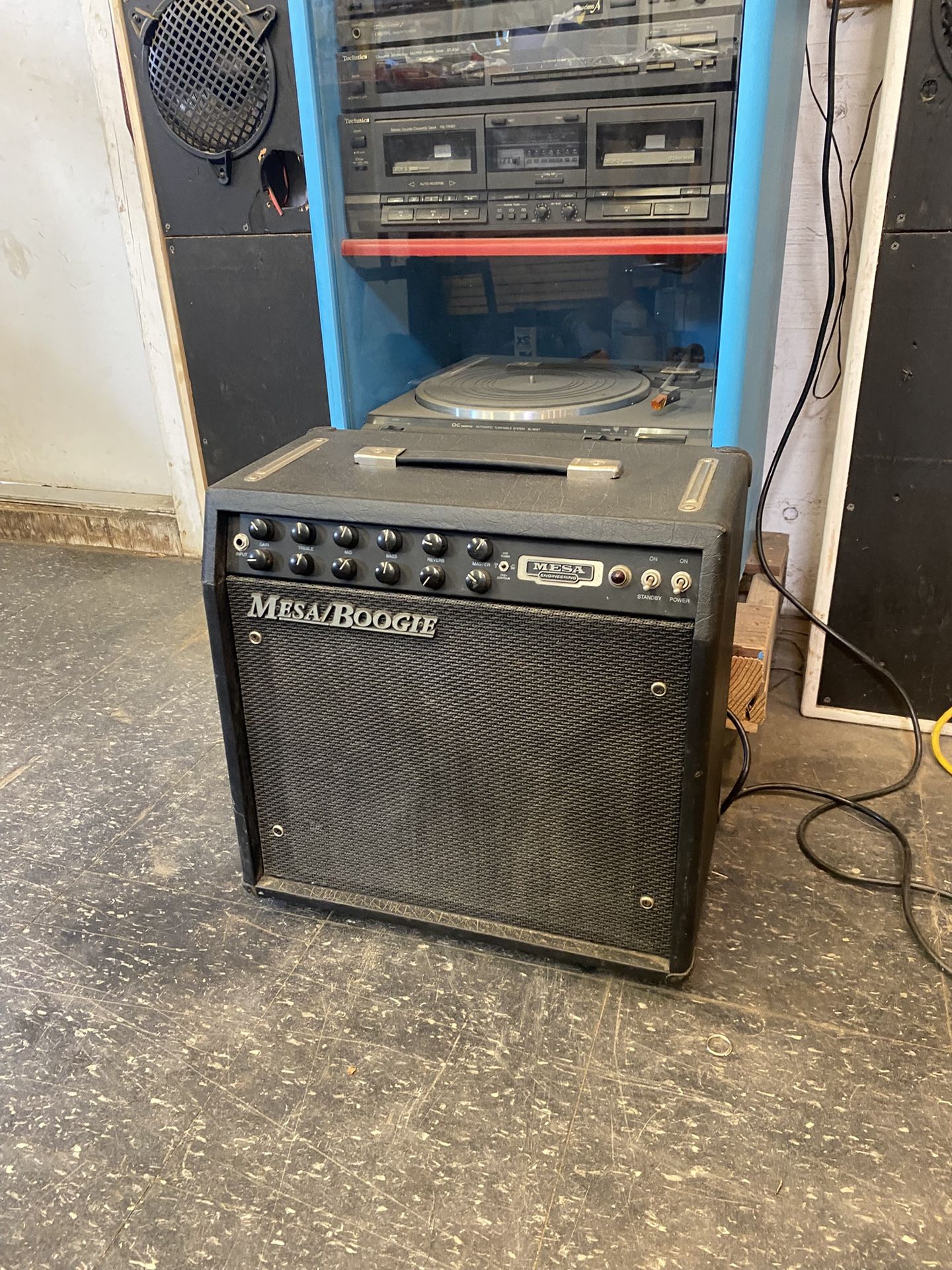 Mesa boogie F-30 1x12 combo amp amplifier. Great sounding amp. Celestial 12 inch speaker three channels. Sounds great, clean and dirty both. Very h