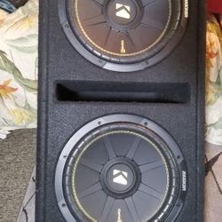 2 -12" Kicker Comp Subwoofers In Box Good Condition
