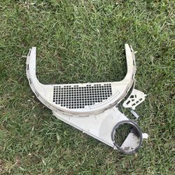 GE Dryer Air Duct 212D1060P001  PREOWNED good shape. Has a very small tiny hair line crack but duct it’s self is in great shape.  
