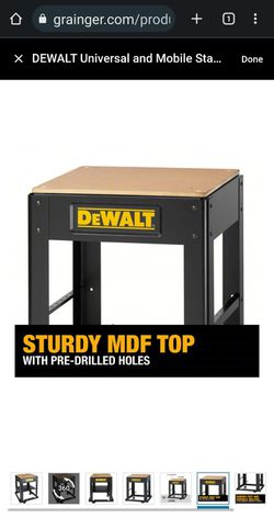 Dewalt DW7350 Planer Stand for DW735 DW733 DW734 With Integrated