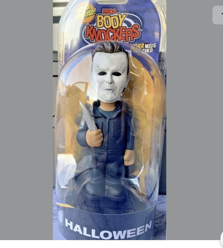 NECA Halloween MIRAMAX Michael Myers 6 1/2" Solar Powered Body Knocker